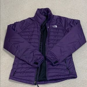 Purple The North Face jacket